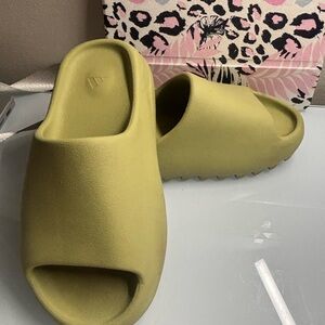 adidas Olive Green Slide Sandals